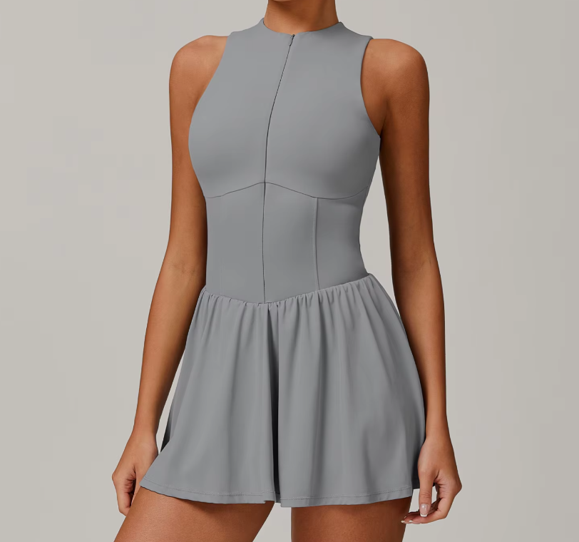 One-piece Suit Women Boilersuit Sports Jumpsuit Zipper Yoga Rompers Backless Sportswear Women Sleeveles Workout Bodysuits Female