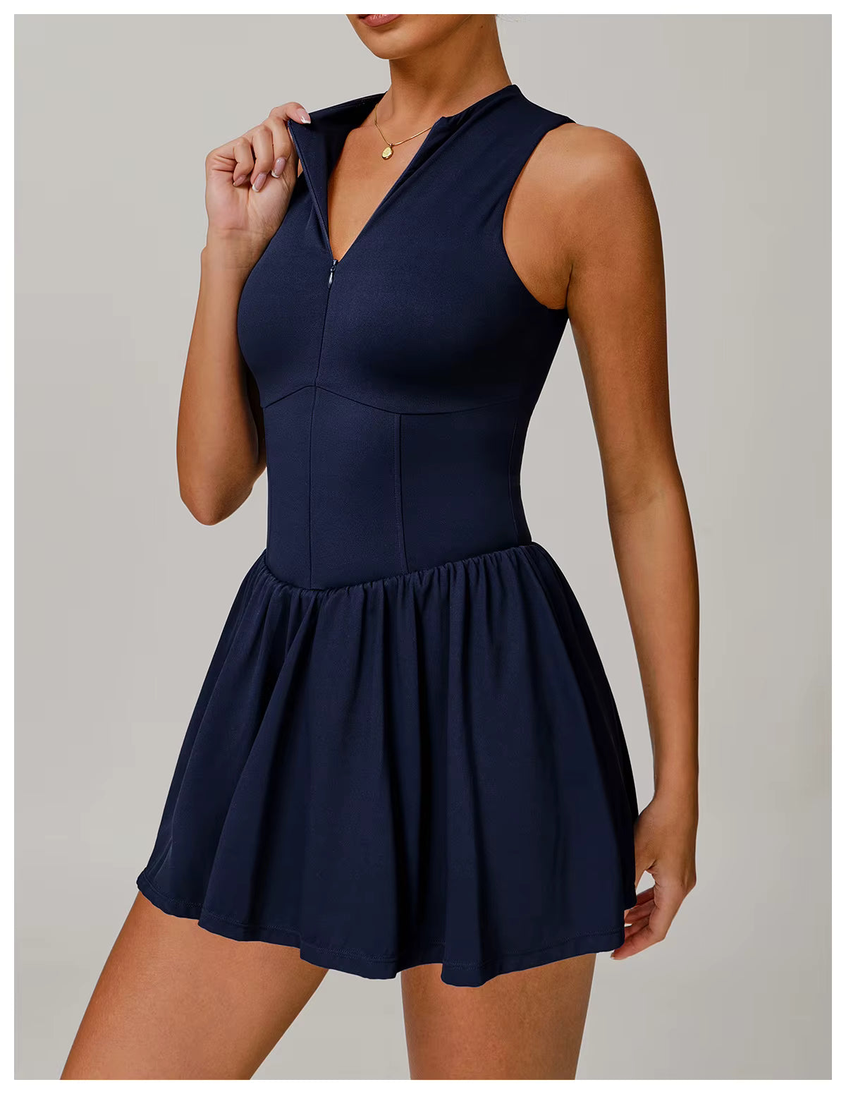 One-piece Suit Women Boilersuit Sports Jumpsuit Zipper Yoga Rompers Backless Sportswear Women Sleeveles Workout Bodysuits Female